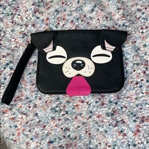 Betsey Johnson Luv Betsey Dog Wristlet NWOT